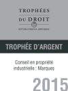 2015 - Trophée d'Argent Conseils en Propriété Industrielle - Marques