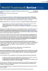 World Trademark Review Daily - 22 October 2012
