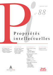 Propriétés Intellectuelles – July 2023