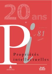 Propriétés Intellectuelles – octobre 2021