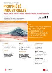Propriété Industrielle – avril 2024