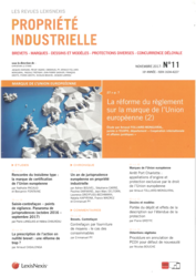 Propriété Industrielle – novembre 2017