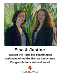 2 new attorneys-at-laws by Casalonga!