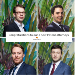 4 new Patent attorneys