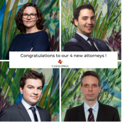 4 new European Patent Attorneys