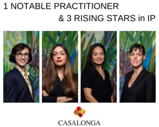 Octobre 2022 - NOTABLE PRACTITIONER & RISING STARS IN IP